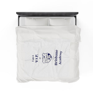 Brisbane Academy VIP Velveteen Plush Blanket