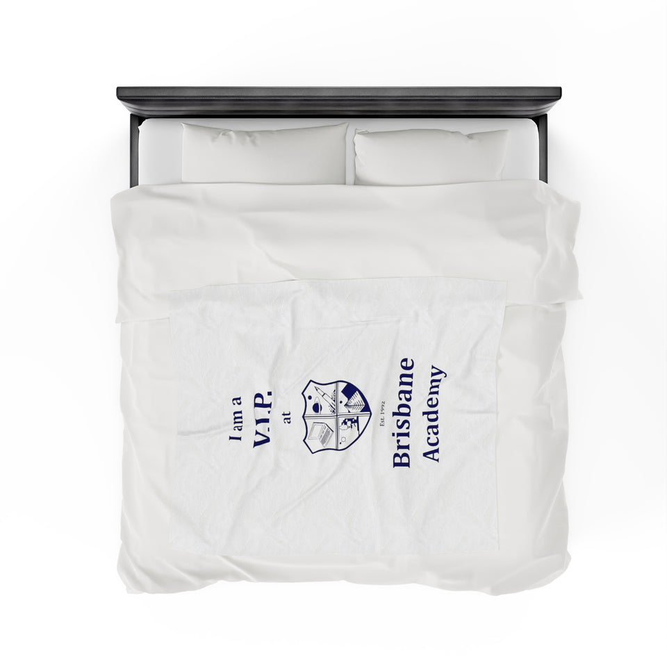 Brisbane Academy VIP Velveteen Plush Blanket