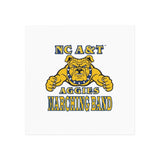 NC A&T Marching Band Square Magnet