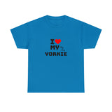 I Love My Yorkie Unisex Heavy Cotton Tee