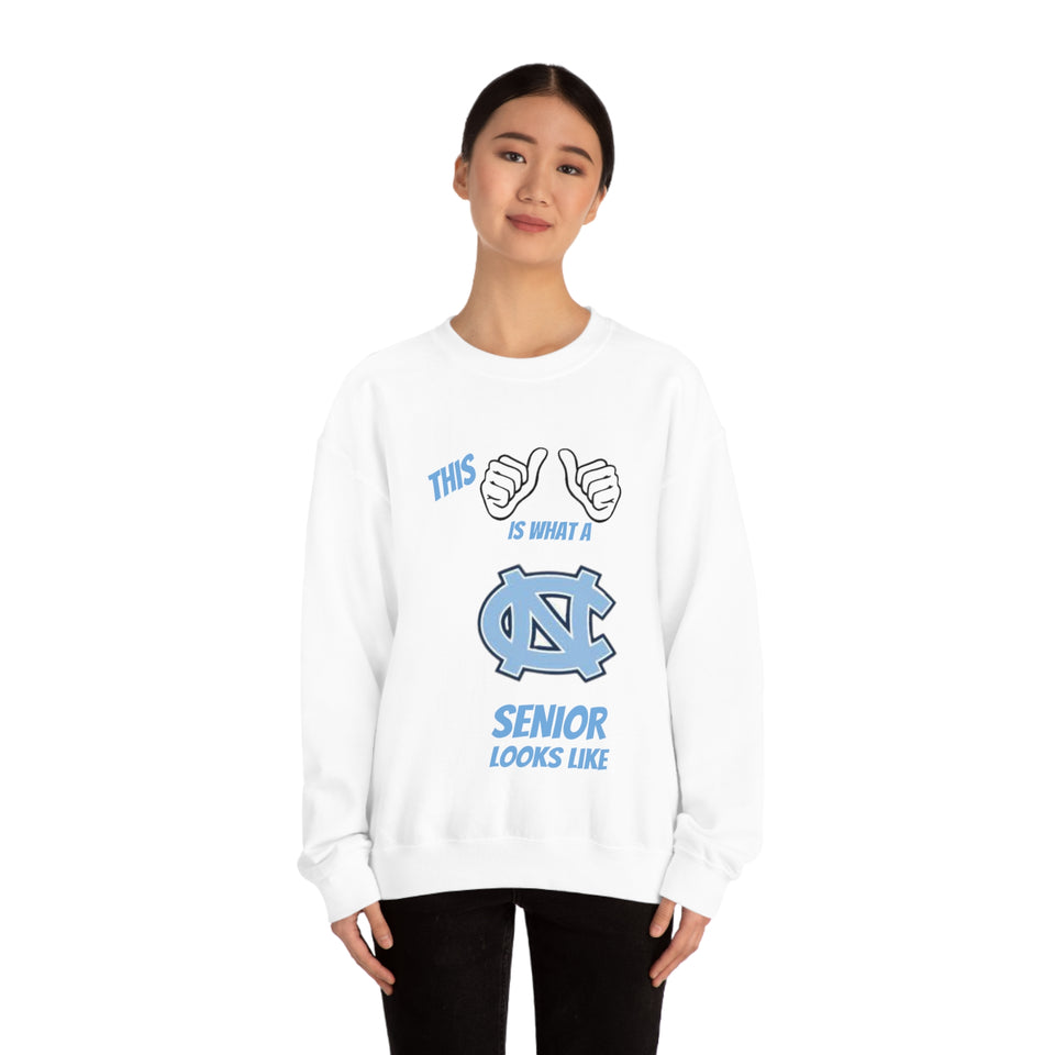 This Is What A Chapel Hill Senior Looks Like Unisex Heavy Blend™ Crewneck Sweatshirt