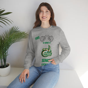 This Is What A UNCC Senior Looks Like Unisex Heavy Blend™ Crewneck Sweatshirt