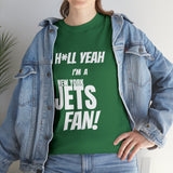 New York Jets Football Unisex Heavy Cotton Tee