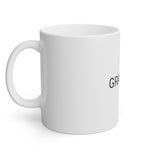 GRATEFUL White Mug, 11oz