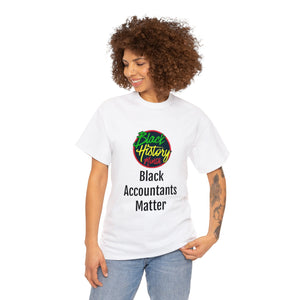 Black Accountants Matter Cotton Tee
