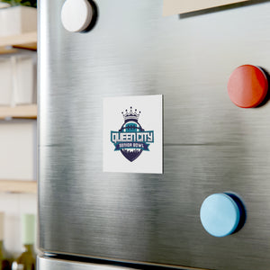 Queen City Senior Bowl Square Magnet