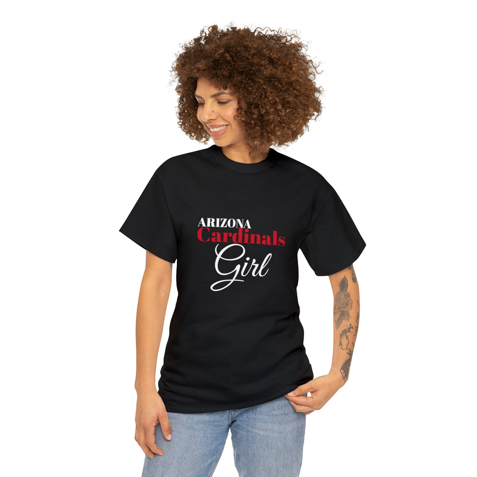 Arizona Cardinals Girl Unisex Heavy Cotton Tee