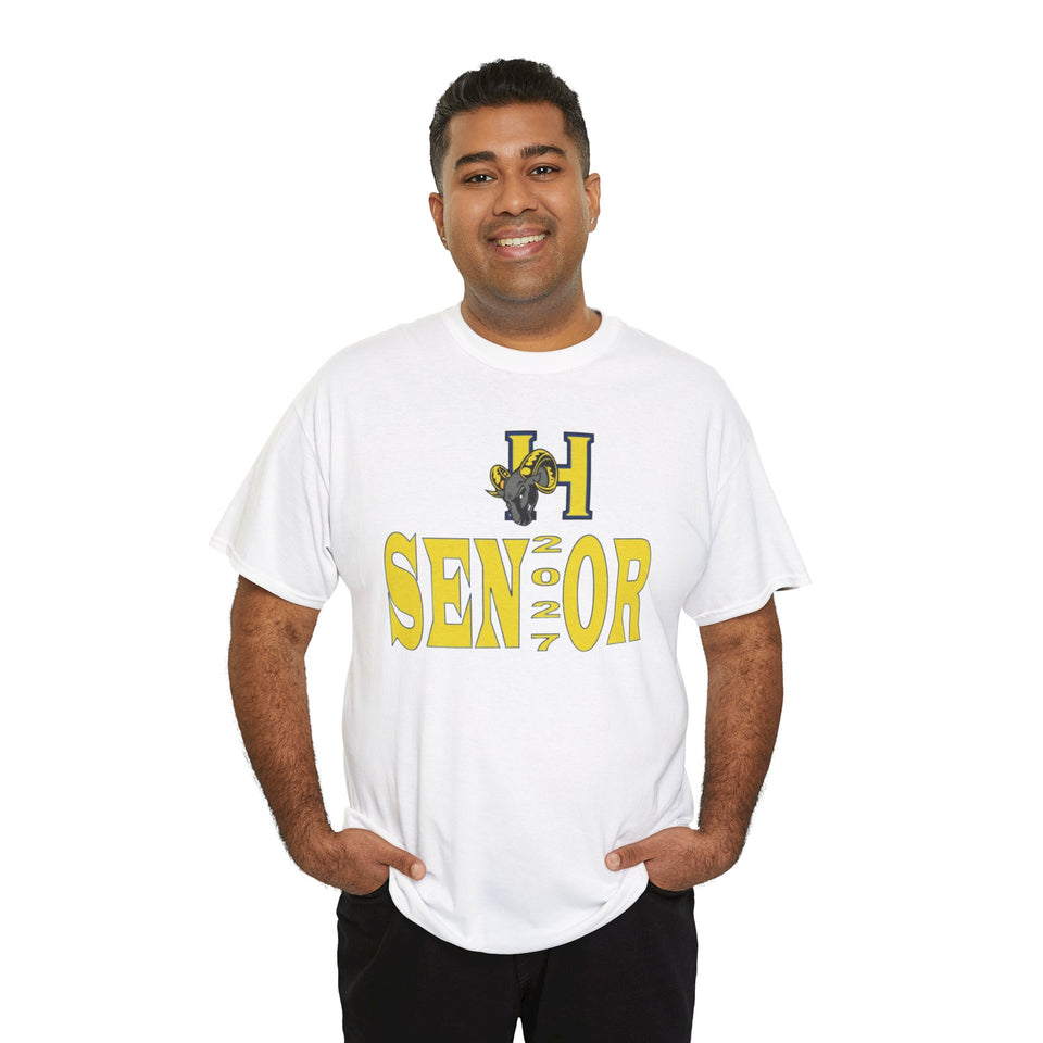 Highland Tech HS Senior 2027 Unisex Heavy Cotton Tee