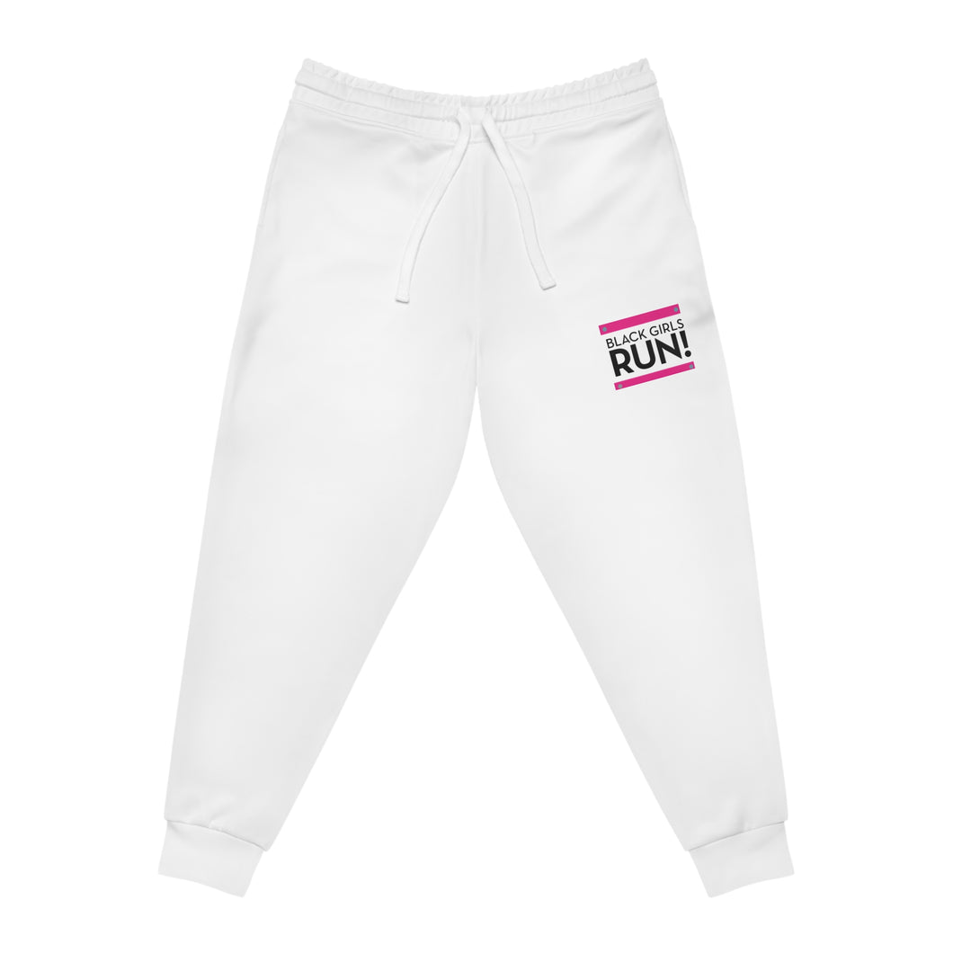 Black Girls Run Athletic Joggers (AOP)