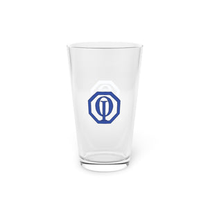 Cooper City Optimist Travel Football Pint Glass, 16oz