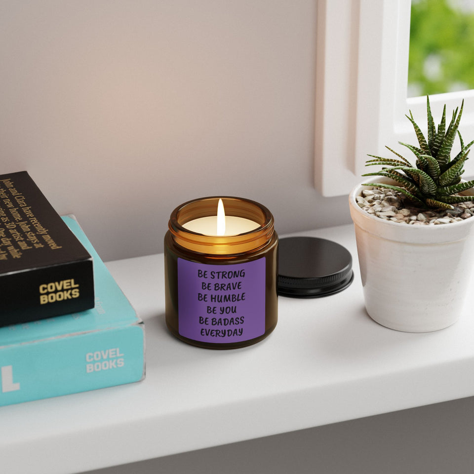 Everyday Scented Soy Candle (Multi-Size, Amber Jar)