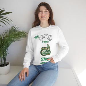 This Is What A UNCC Senior Looks Like Unisex Heavy Blend™ Crewneck Sweatshirt