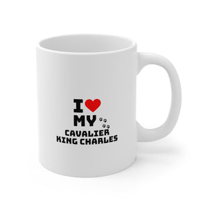 I Love My Cavalier King Charles Ceramic Mug 11oz