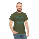 This Queen was Born In December Unisex Heavy Cotton Tee