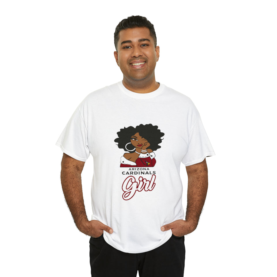 Arizona Cardinals Girl Unisex Heavy Cotton Tee