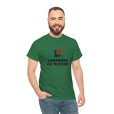 I Love My Labrador Retriever Unisex Heavy Cotton Tee