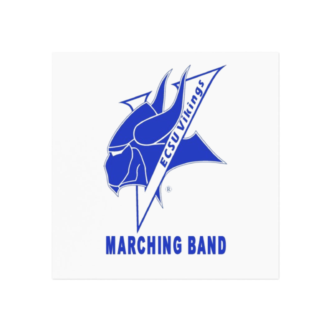 Elizabeth City Marching Band Square Magnet