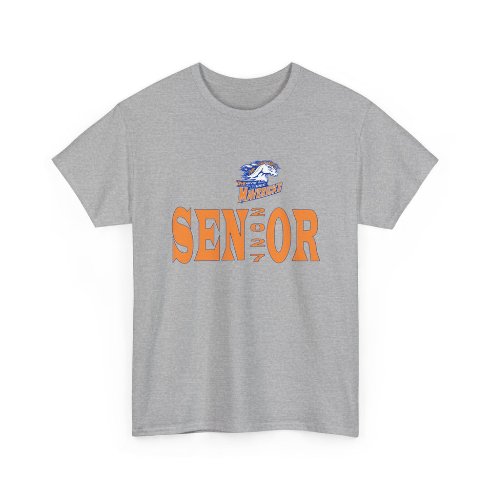 Marvin Ridge HS Senior 2027 Unisex Heavy Cotton Tee
