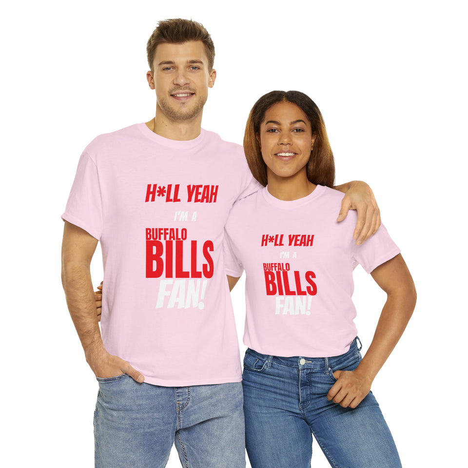 Buffalo Bills Football Unisex Heavy Cotton Tee