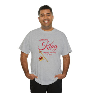 January King Unisex Heavy Cotton Tee