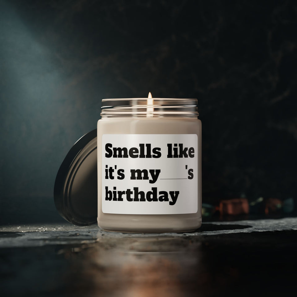 Fill In The Blank Birthday Scented Soy Candle, 9oz