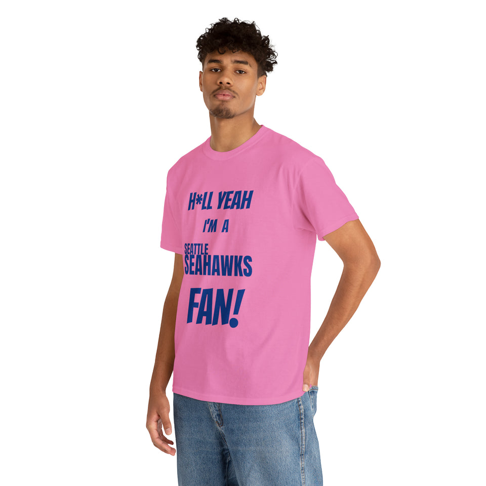 Seattle Seahawks Football Unisex Heavy Cotton Tee