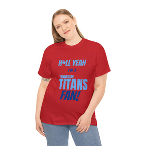 Tennessee Titans Football Unisex Heavy Cotton Tee