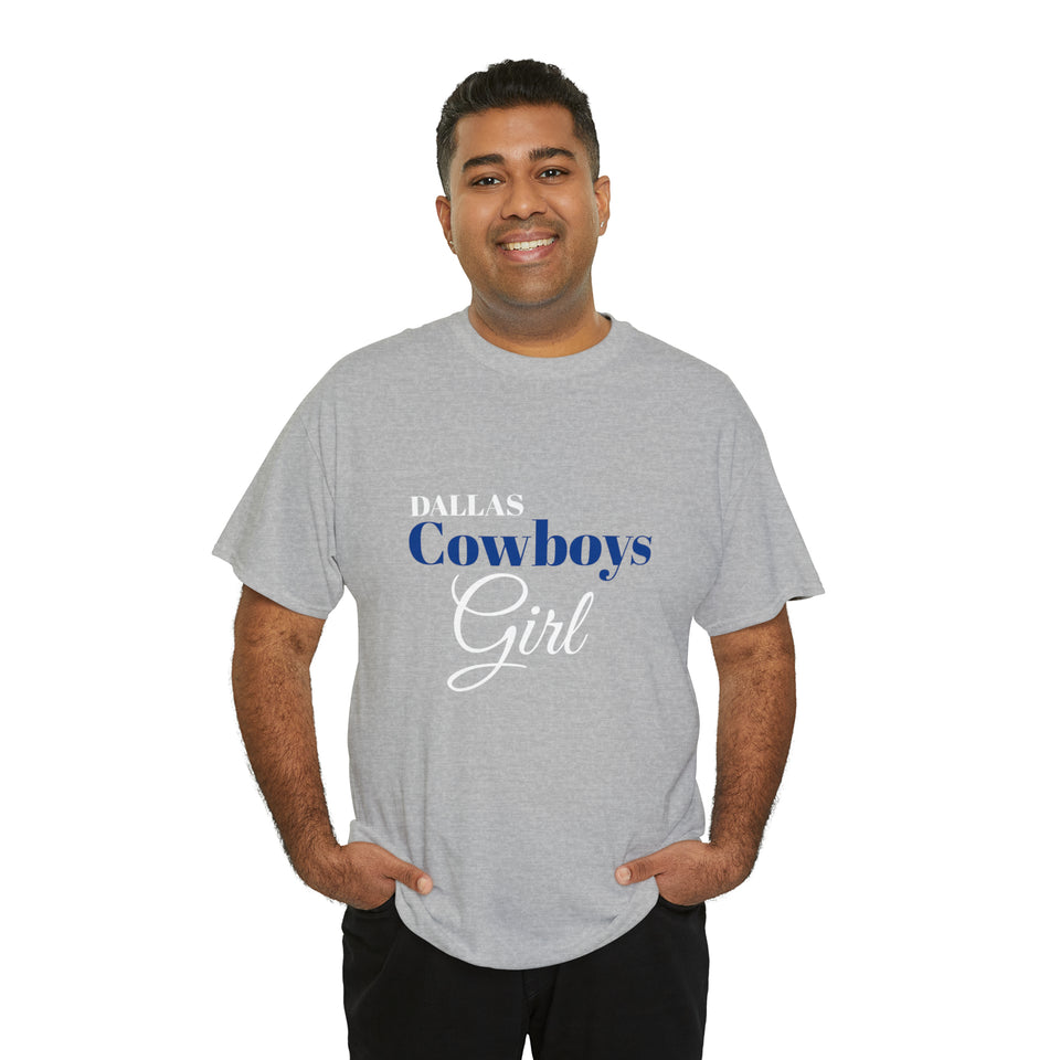 Dallas Cowboys Girl Unisex Heavy Cotton Tee