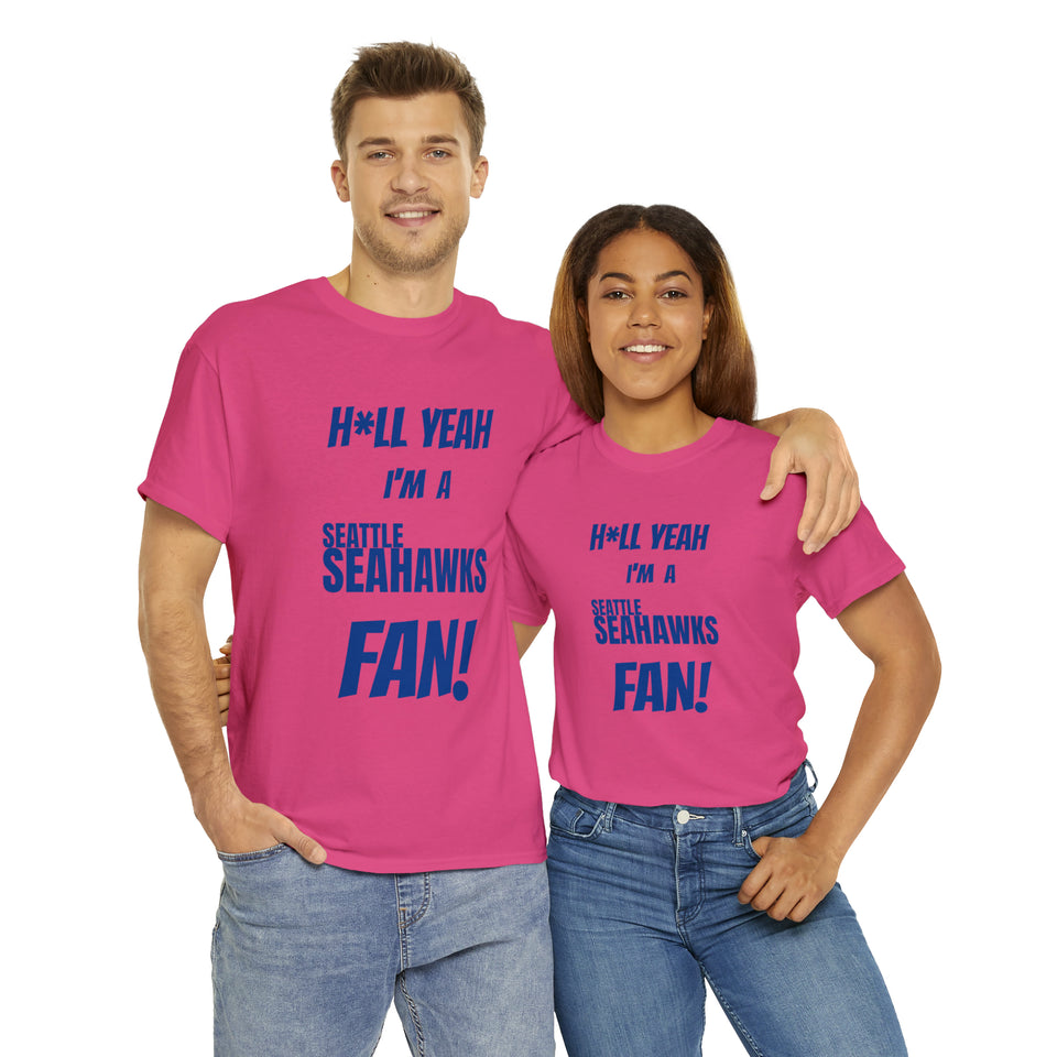 Seattle Seahawks Football Unisex Heavy Cotton Tee