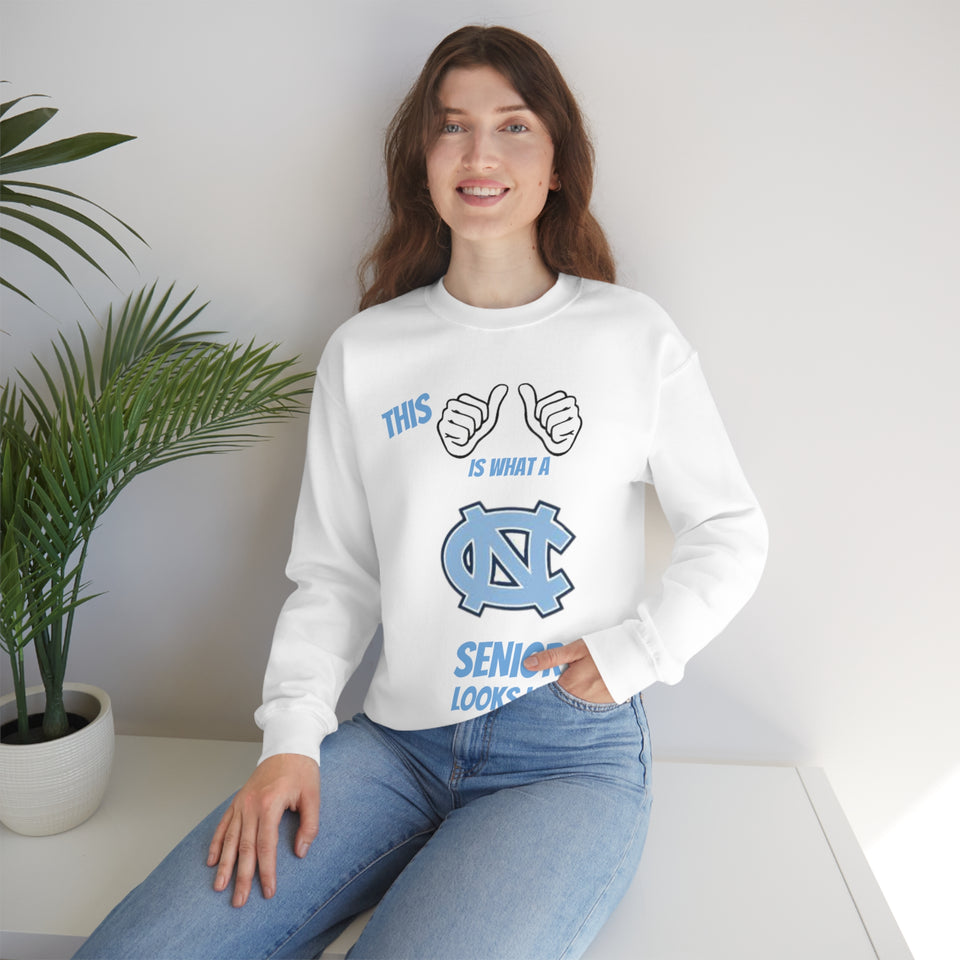 This Is What A Chapel Hill Senior Looks Like Unisex Heavy Blend™ Crewneck Sweatshirt