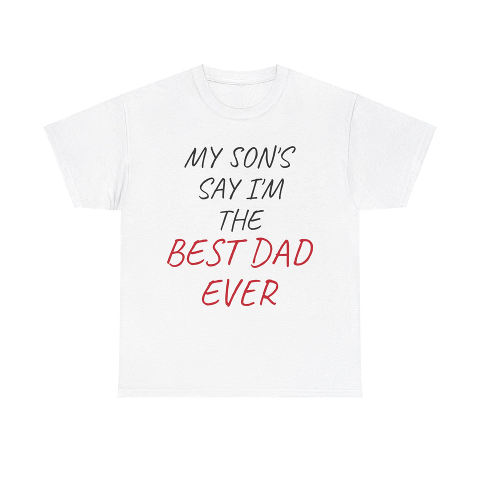 Best Dad Ever Unisex Heavy Cotton Tee