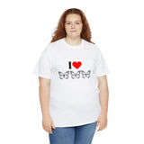 I Love Butterflies Unisex Heavy Cotton Tee