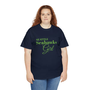 Seattle Seahawks Girl Unisex Heavy Cotton Tee