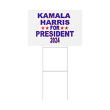 Kamala Harris for President Plastic Yard Sign