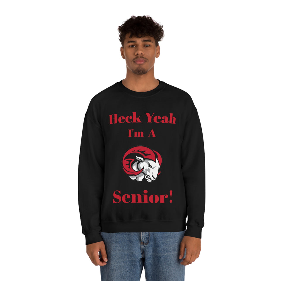 Heck Yeah I'm A WSSU Senior Unisex Heavy Blend™ Crewneck Sweatshirt