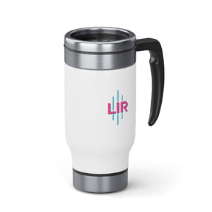 Lifestyle International Realty Stainless Steel Travel Mug with Handle, 14oz