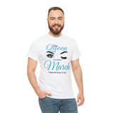 This Queen Was Born In March Unisex Heavy Cotton Tee