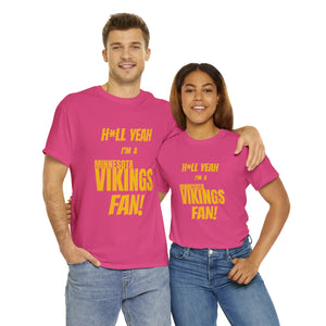 Minnesota Vikings Football Unisex Heavy Cotton Tee