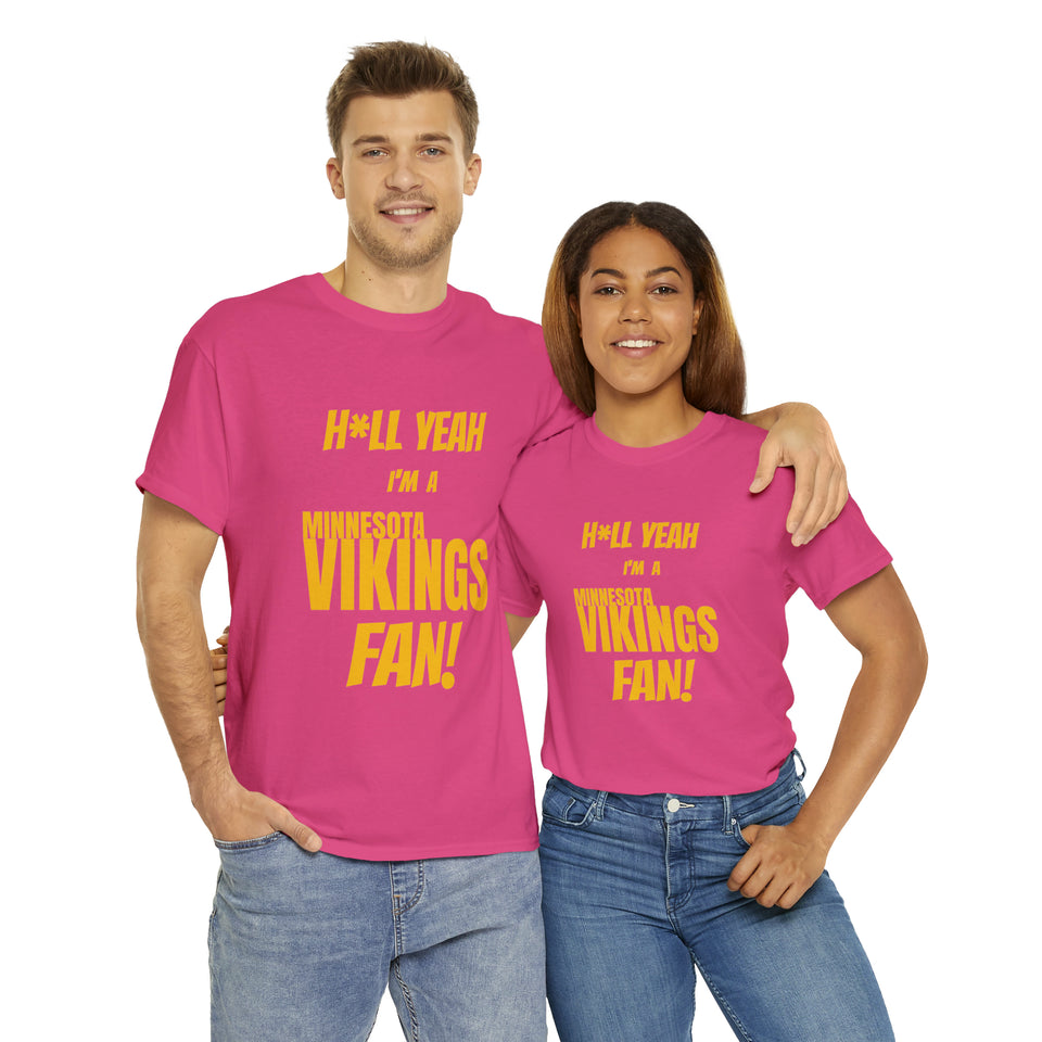 Minnesota Vikings Football Unisex Heavy Cotton Tee