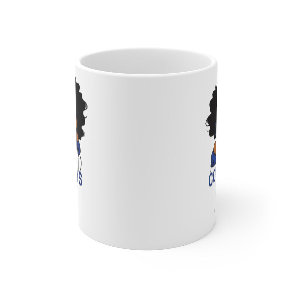 Dallas Cowboys Girl Ceramic Mug 11oz