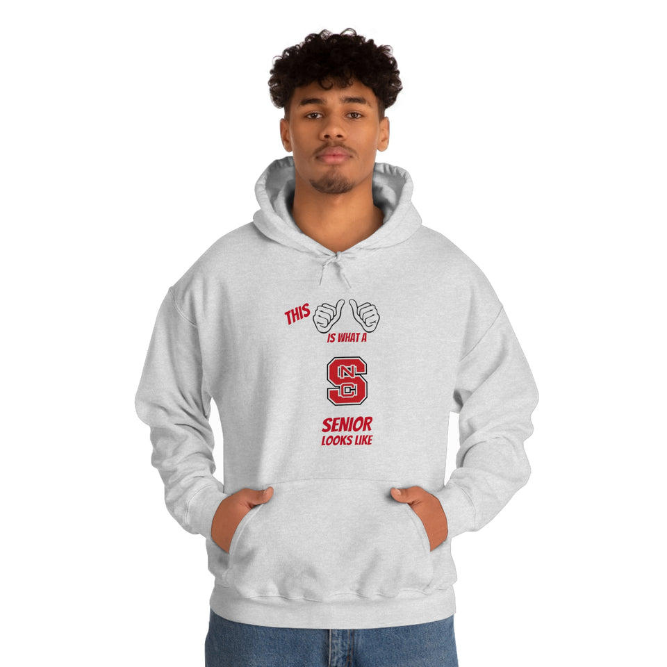 This Is What A NC State Senior Looks Like Unisex Heavy Blend™ Hooded Sweatshirt