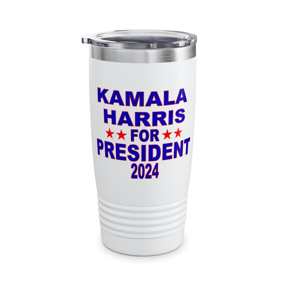 Kamala Harris for President Ringneck Tumbler, 20oz