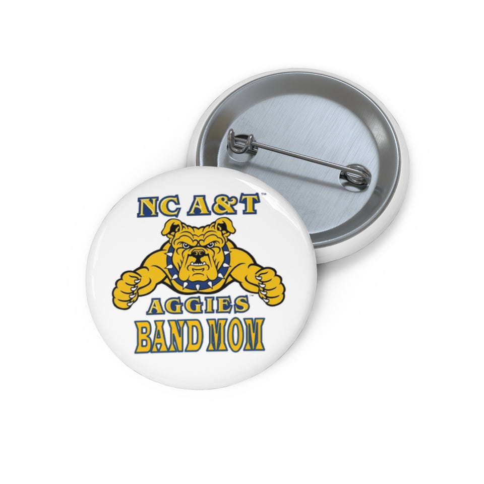 NC A&T Band Mom Custom Pin Buttons