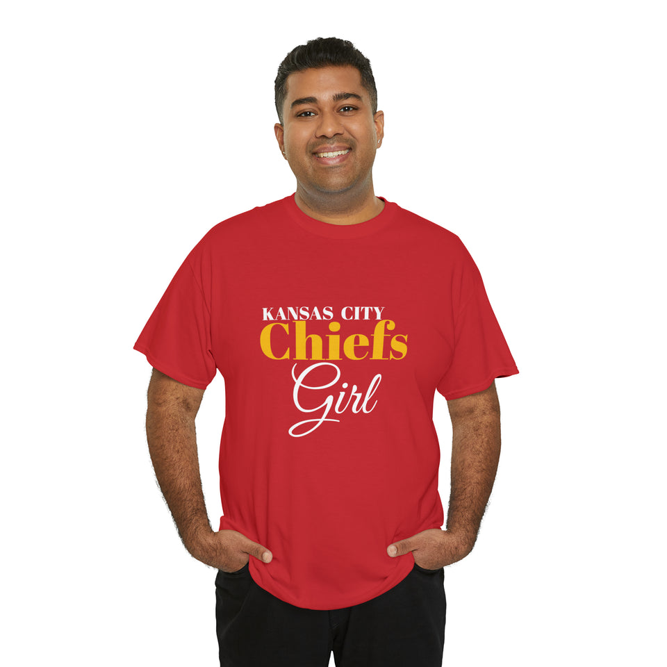 Kansas City Chiefs Girl Unisex Heavy Cotton Tee
