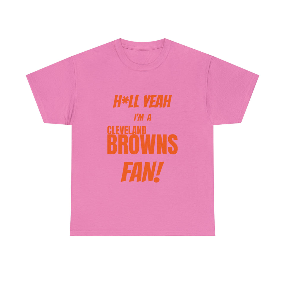 Cleveland Browns Football Unisex Heavy Cotton Tee