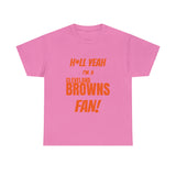 Cleveland Browns Football Unisex Heavy Cotton Tee
