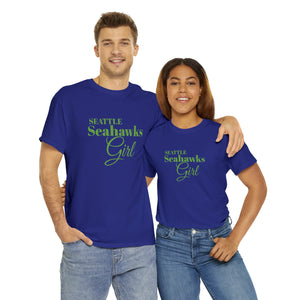 Seattle Seahawks Girl Unisex Heavy Cotton Tee