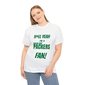 Green Bay Packers Football Unisex Heavy Cotton Tee