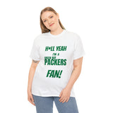 Green Bay Packers Football Unisex Heavy Cotton Tee