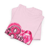 8 Yr Survivor Breast Cancer Awareness Unisex Heavy Cotton Tee